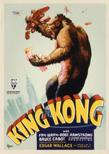 Load image into Gallery viewer, King Kong 1933 Classic Movie Poster Print
