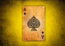 Load image into Gallery viewer, Ace of Spades Playing Cards Poster Print
