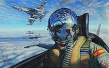 Load image into Gallery viewer, Jet Fighter Pilot Plane Poster