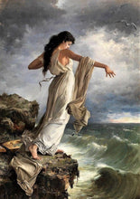 Load image into Gallery viewer, Death Of Sappho By Miguel Carbonell Selva 1881 Poster Print
