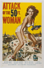 Load image into Gallery viewer, Attack of the 50 Foot Woman (1958) Classic Movie Poster Print A4 - A0
