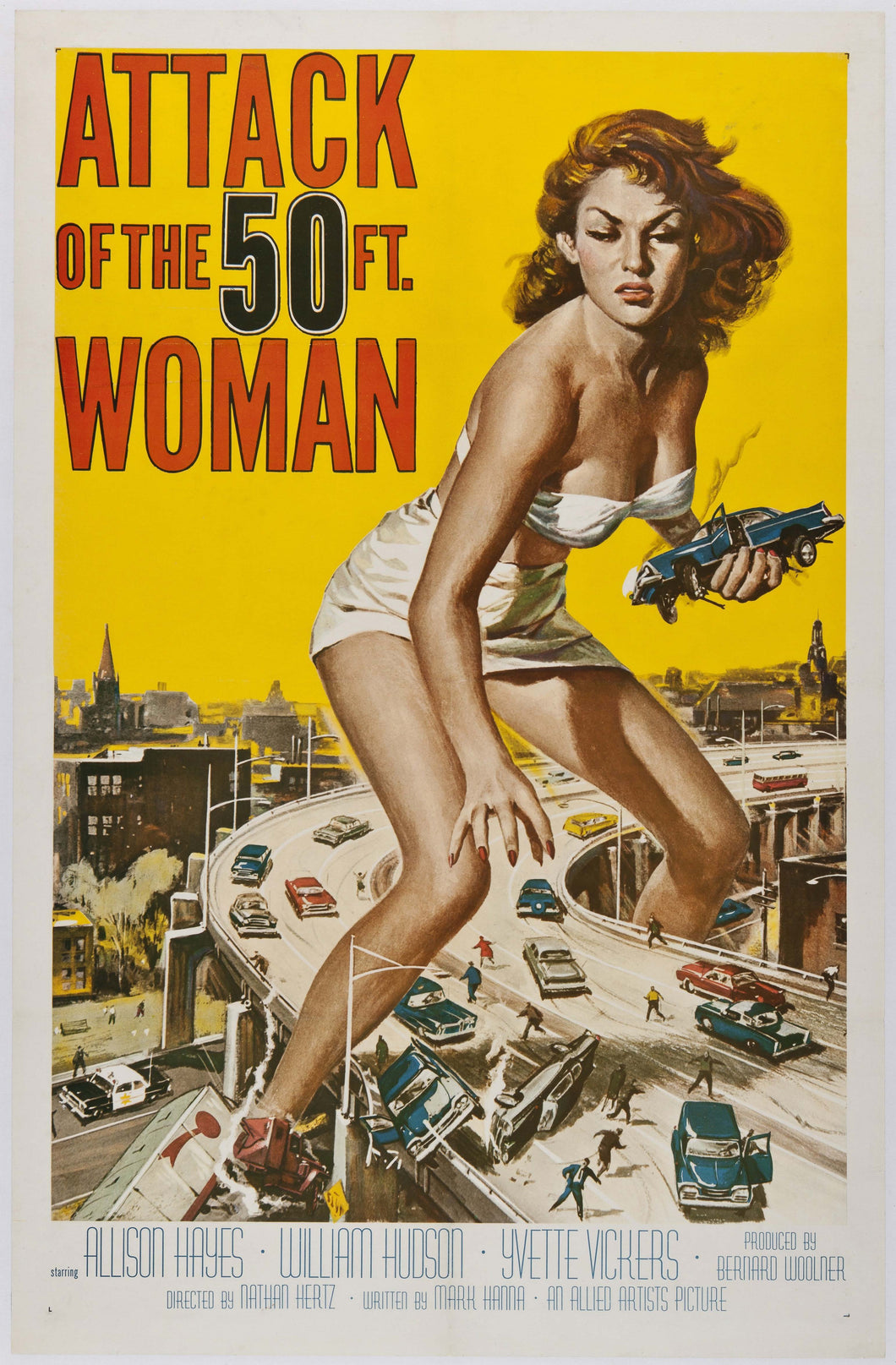 Attack of the 50 Foot Woman (1958) Classic Movie Poster Print A4 - A0