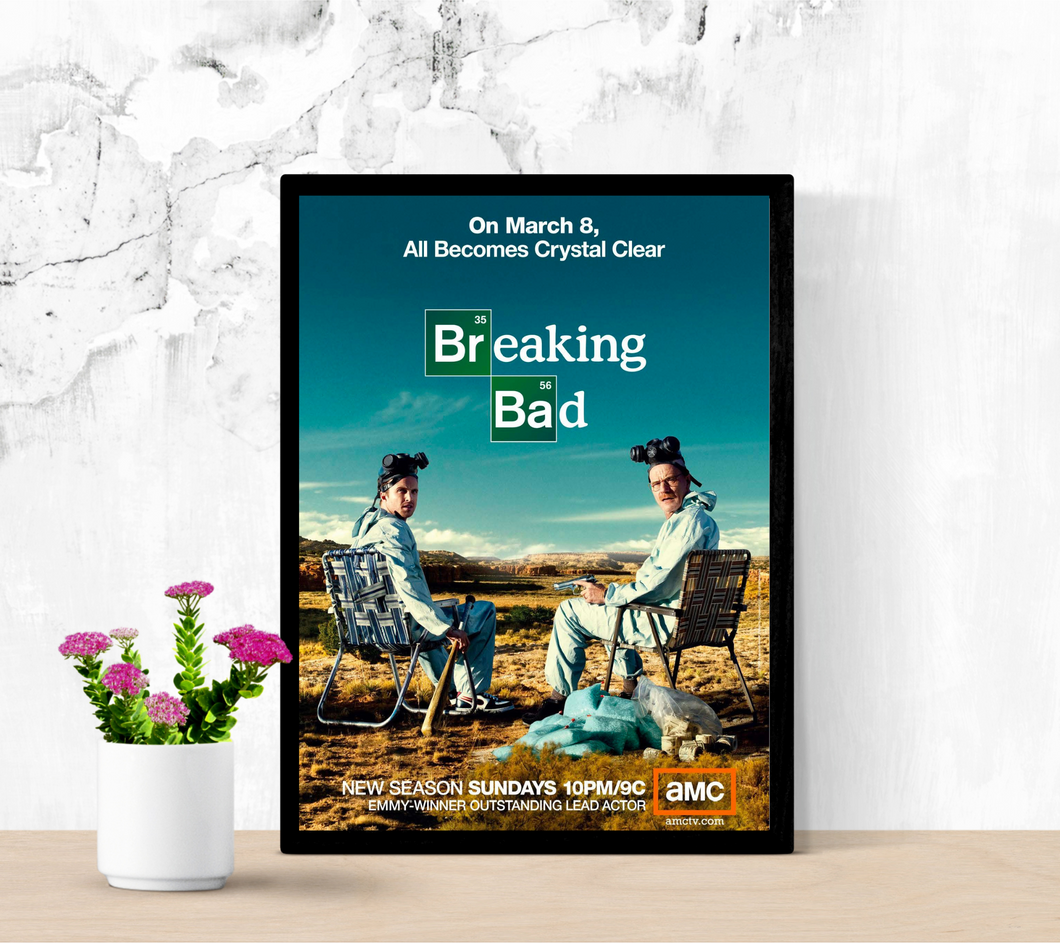 Breaking Bad Classic TV Show Poster Print A4 - A0