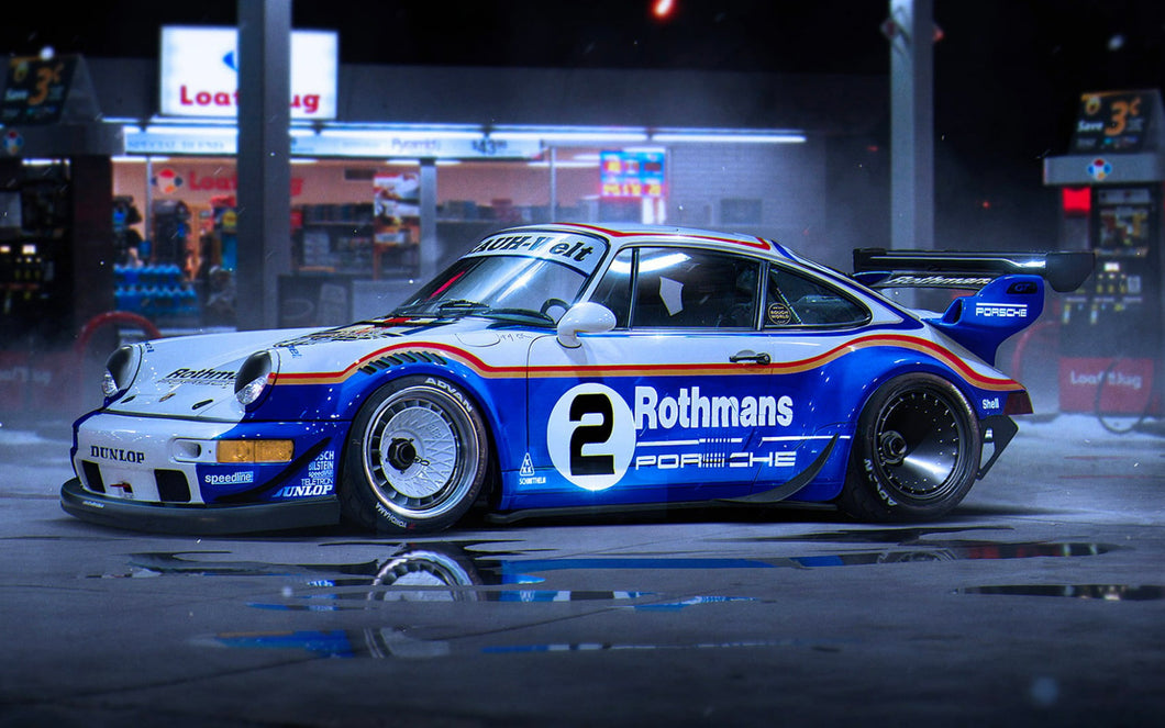 Porsche Sports Car Poster