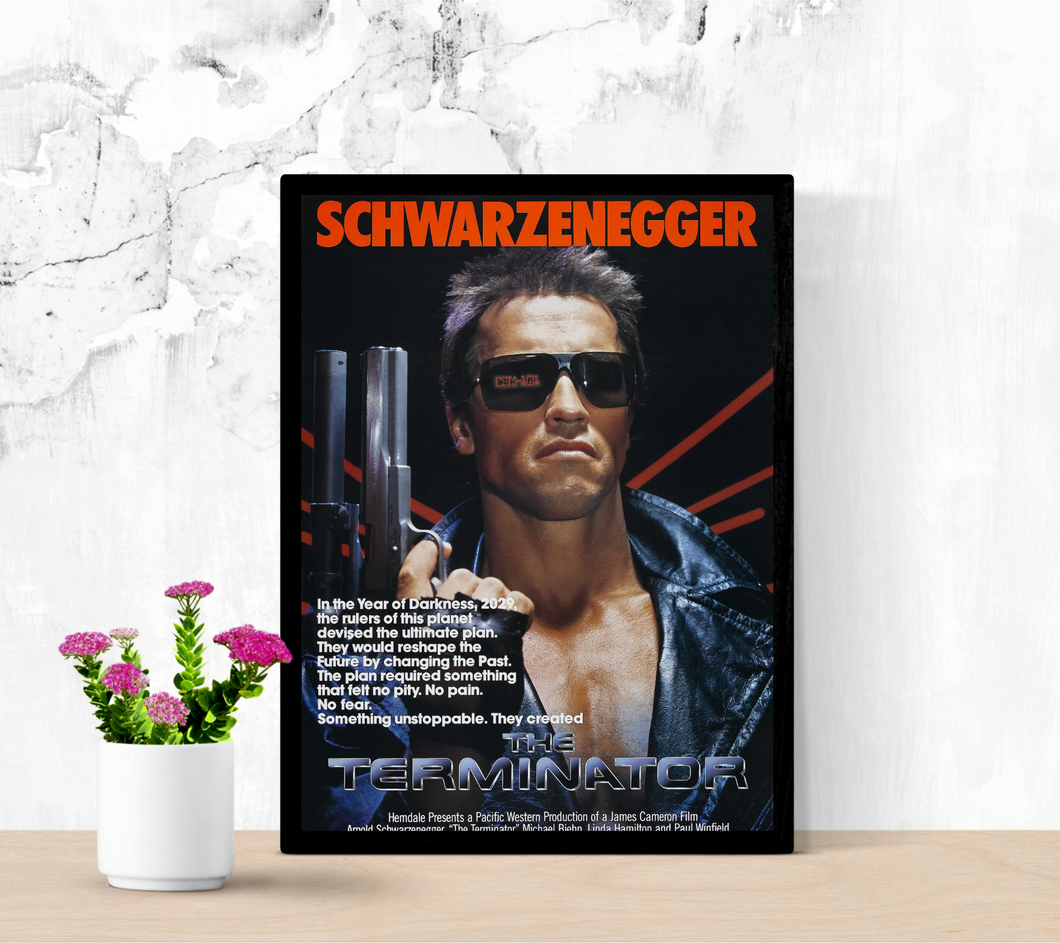 The Terminator (1984) Classic Movie Poster Print A4 - A0