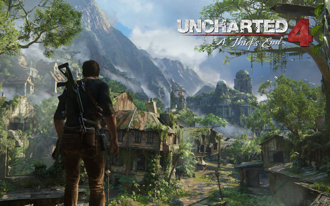 Uncharted A Thief's End Video Game Poster