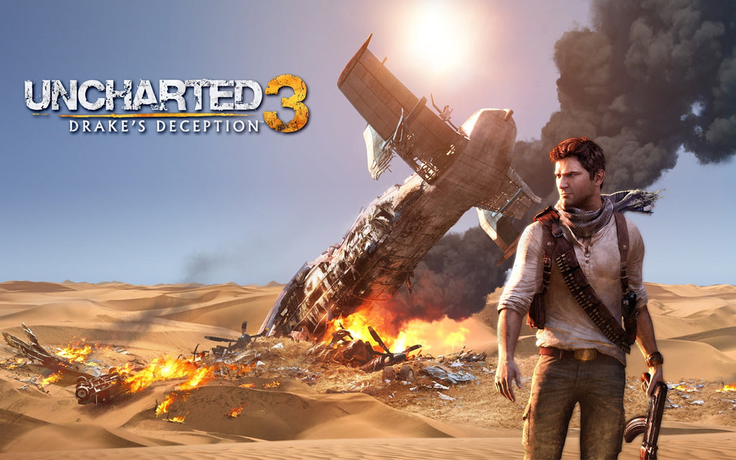 Uncharted Deception Video Game Poster